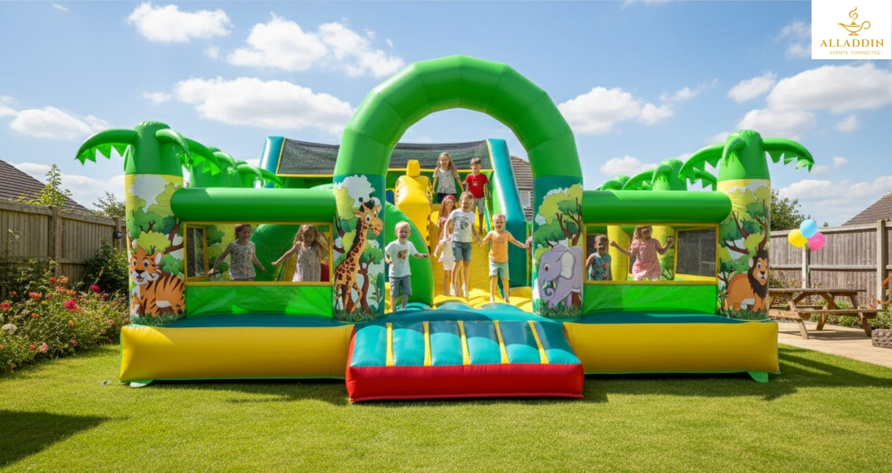 Jungle Safari Big Bouncy Castle