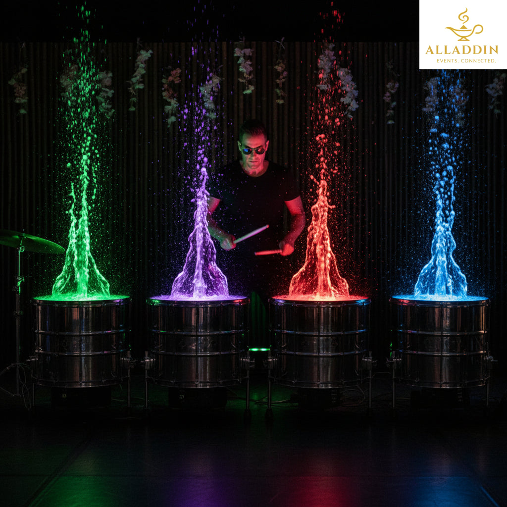 LED Water Drum Performance