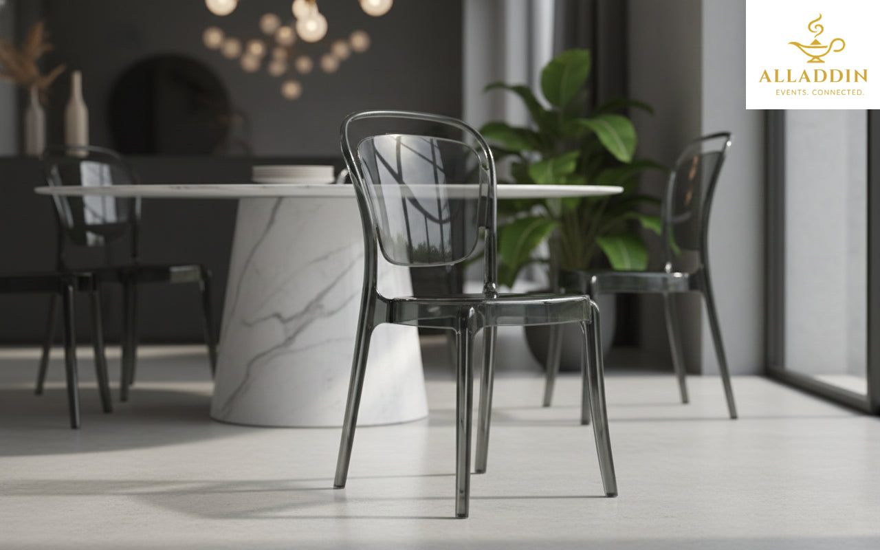 Lucent Chair Acrylic Grey