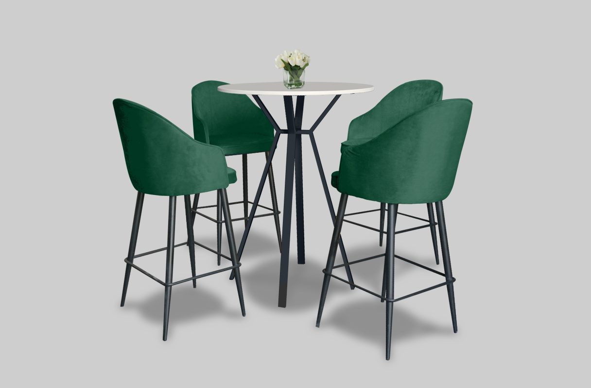 Milano Green Bar Chair