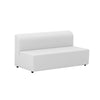 Luna Three Seater Sofa - White