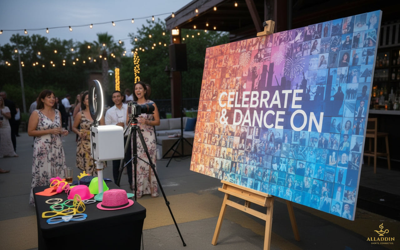 Physical Mosaic Wall Installation