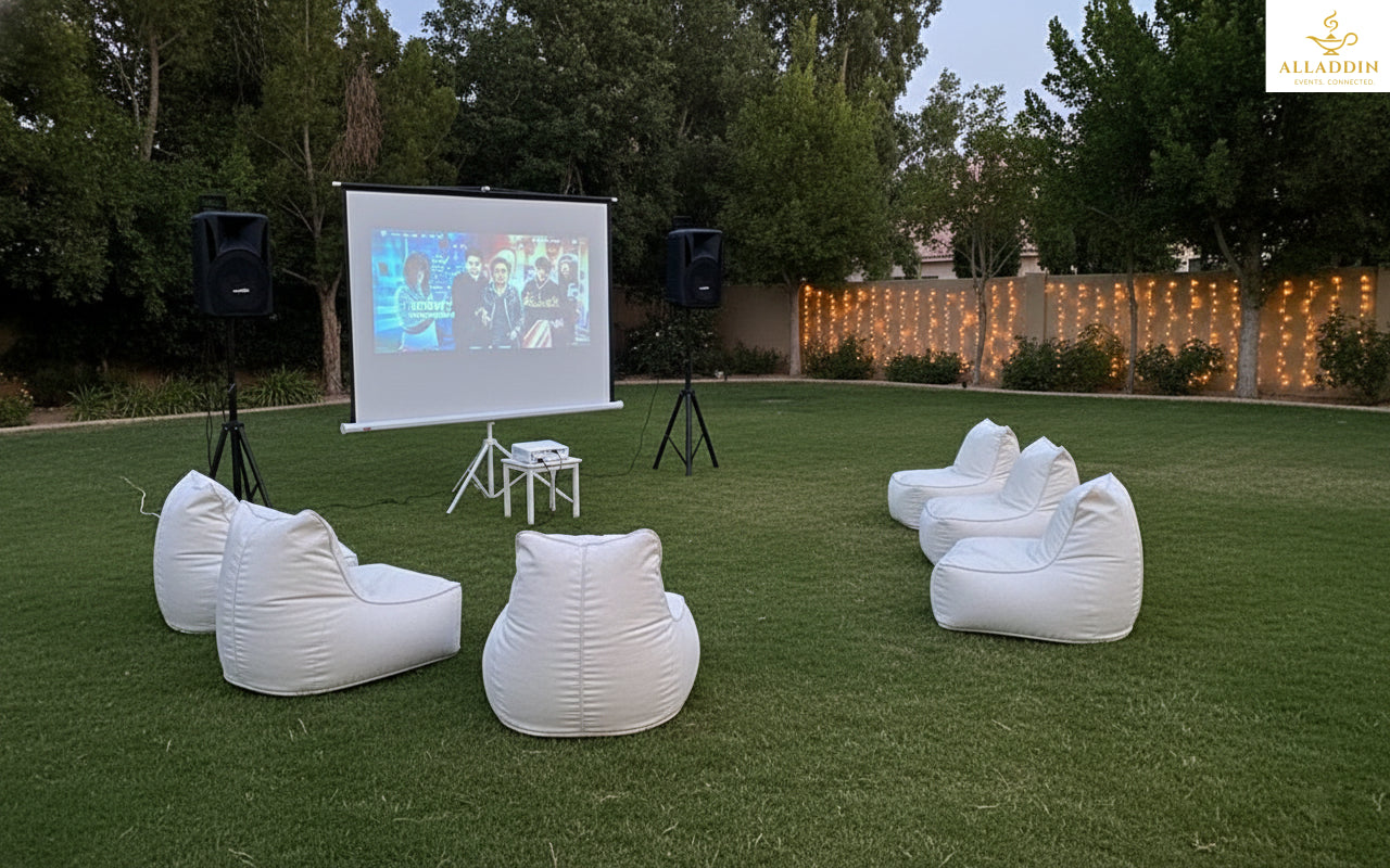 Movie Night – Small Setup