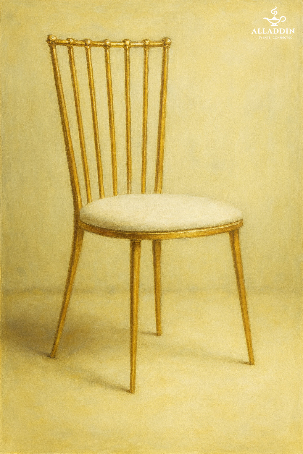 Nub Chair Gold Finish