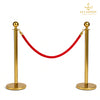 Gold Pole with Red Rope