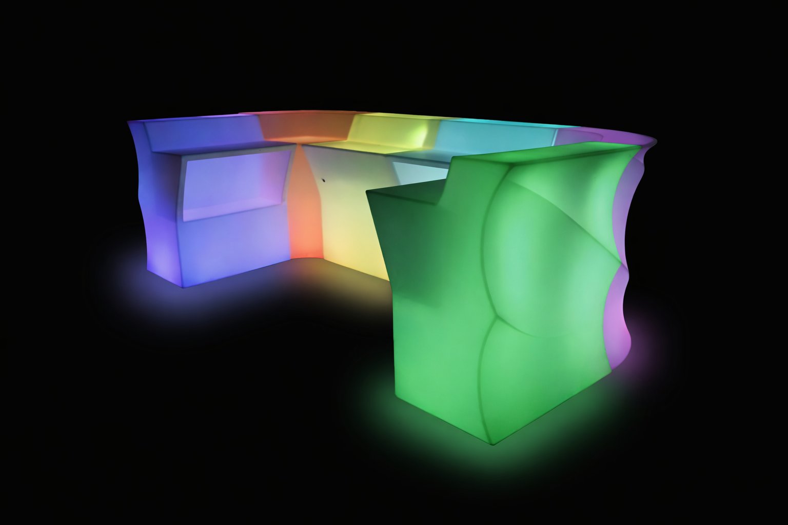 Ripple Led Corner Bar