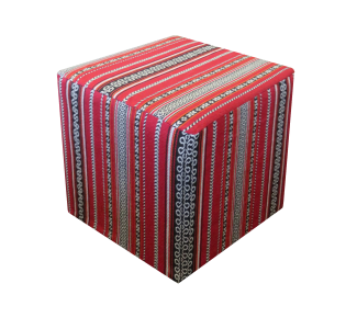Roma Square Arabic Pouffe