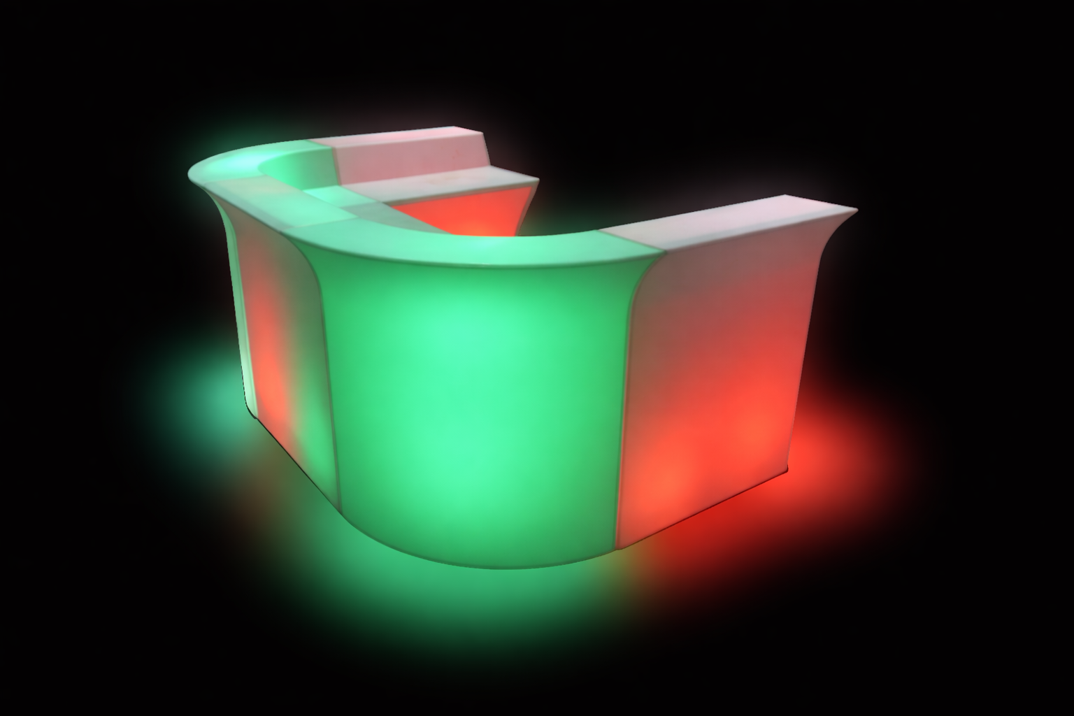 Slide 105 Led Corner Bar