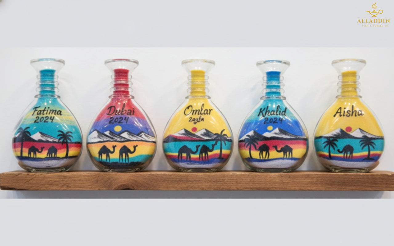 Live Sand Bottle Art Artist