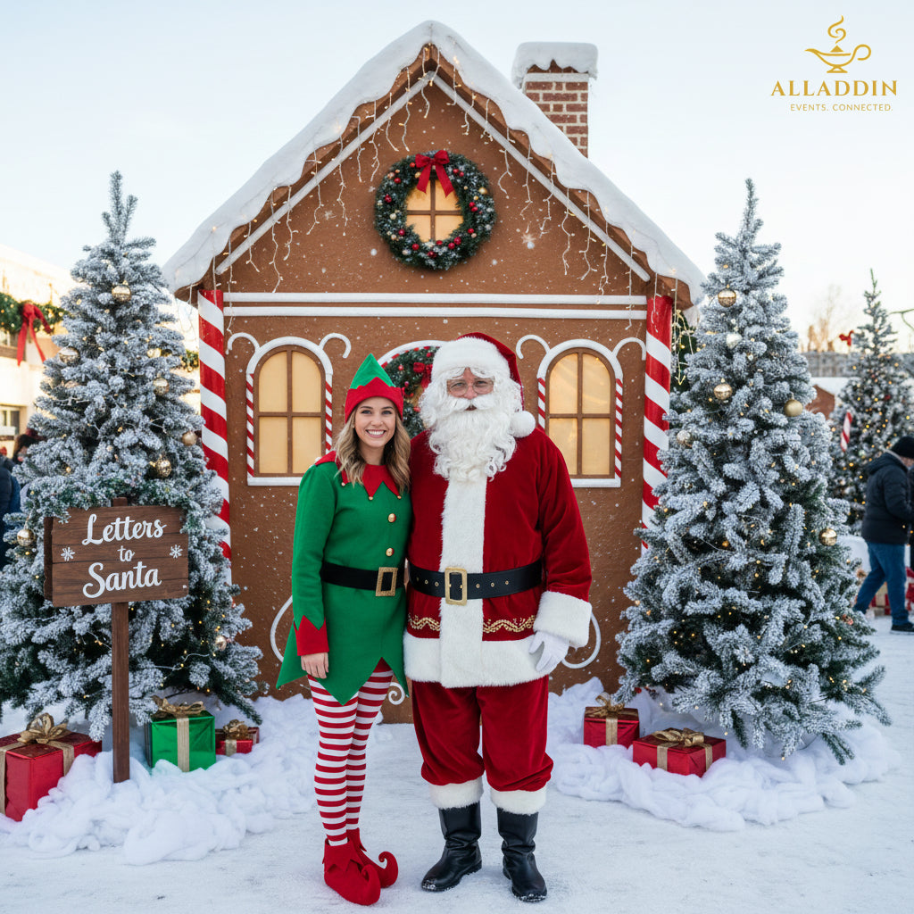 Santa and Elves Characters