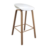 Tulip Barstool - White