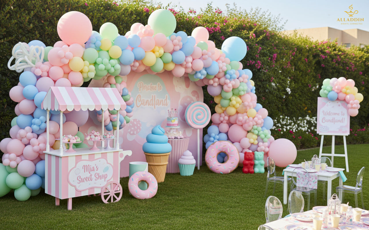 Sweet Candyland–Themed Decoration