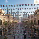 UAE National Day Flag Bunting Decor