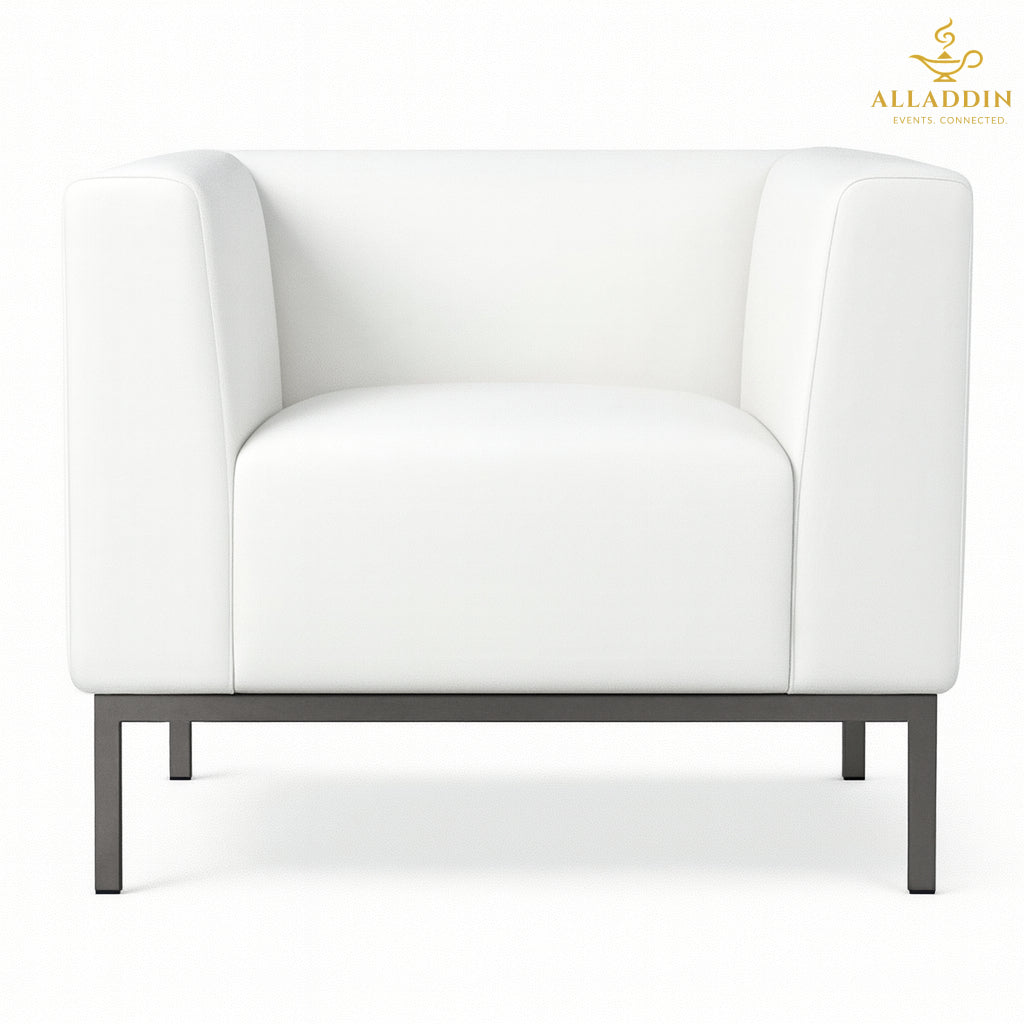 VIP Sofa - 1 Seat White