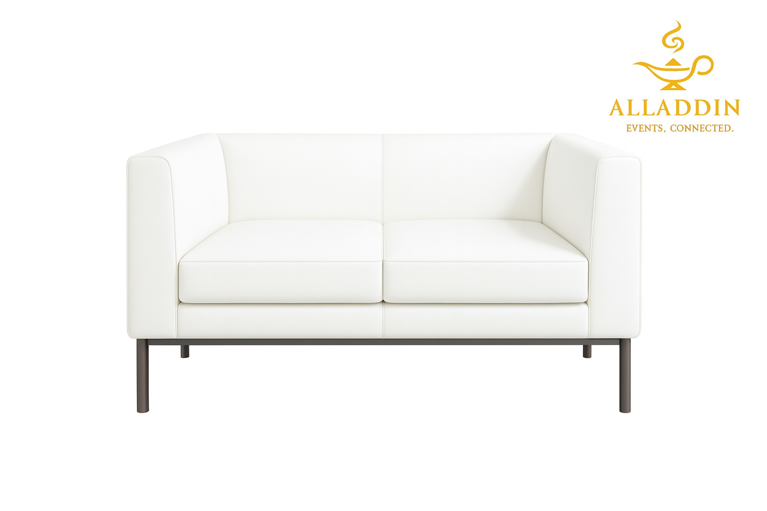 VIP Sofa - 2 Seats White