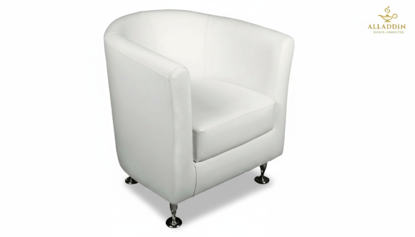 White Bucket Chair