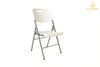 White Plastic Foldable Chair