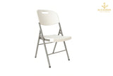 White Plastic Foldable Chair