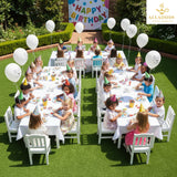 Wooden Tables and Wooden Chairs for 20 Kids