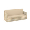 Natural Woody Sofa Three Seater - Beige