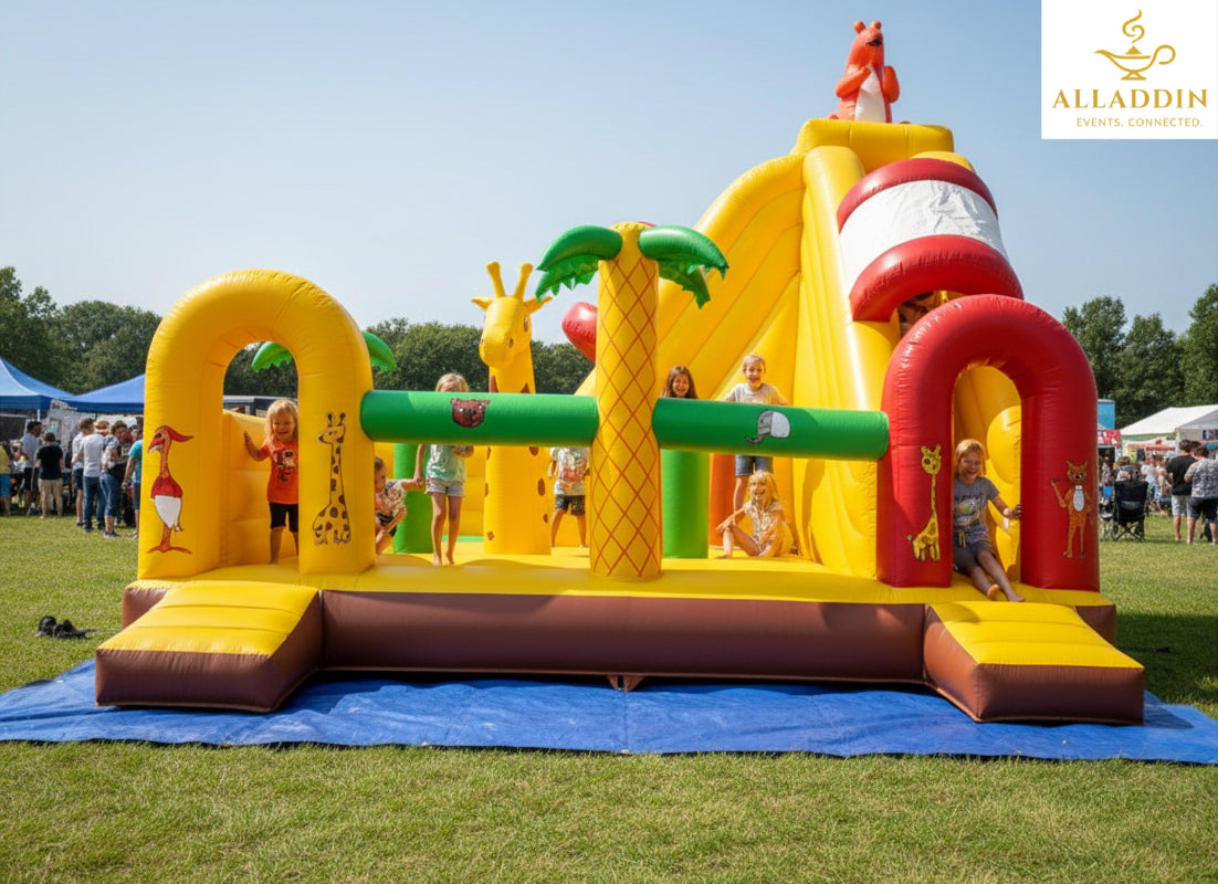 Medium Zoo-Themed Combo Bouncy